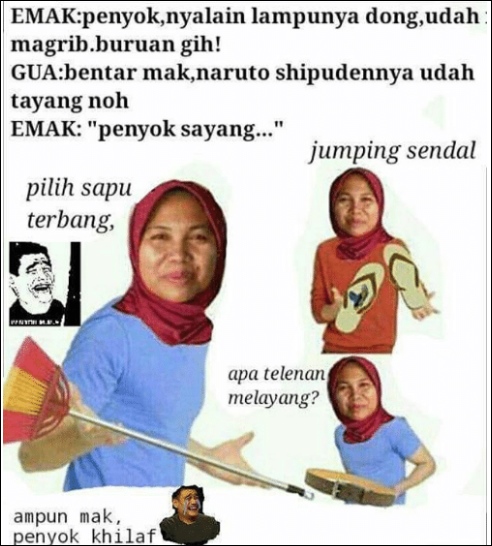 10 Meme nasihat emak ingatkan masa kecil yang penuh drama 