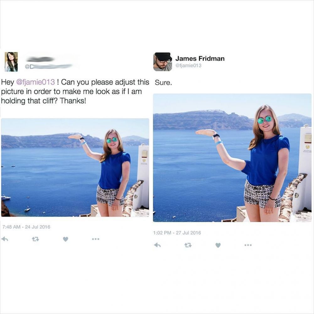 15 Foto orang liburan sebelum & sesudah jadi korban ahli Photoshop