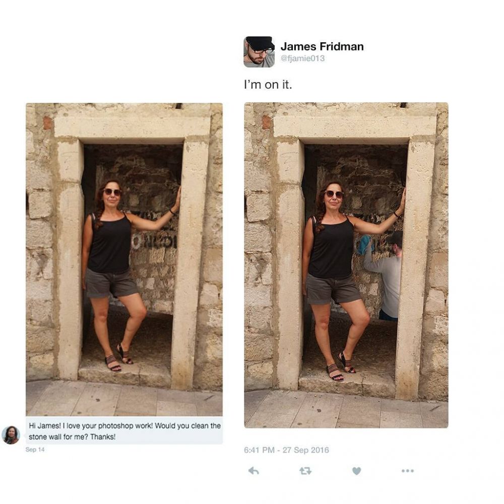 15 Foto orang liburan sebelum & sesudah jadi korban ahli Photoshop