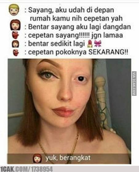 12 Meme saat cewek dandan ini konyolnya bikin ketawa lepas