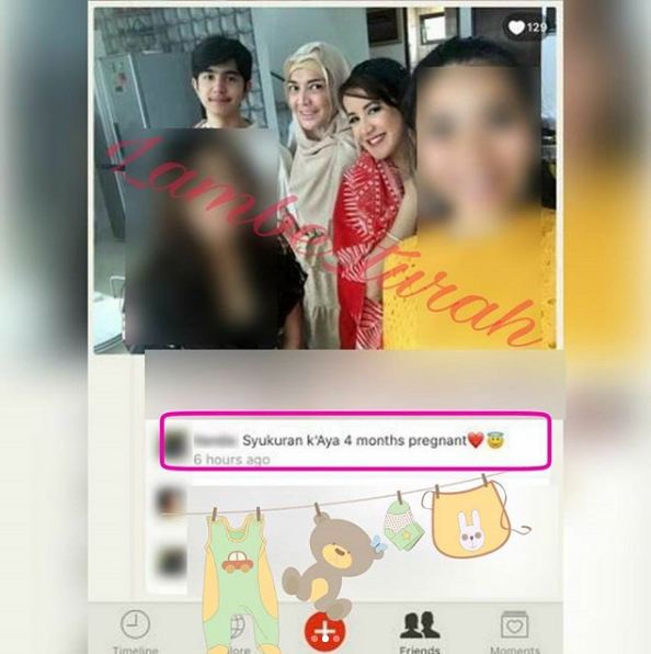 Tak ada kabar menikah, Andi Soraya rayakan 4 bulan kehamilan