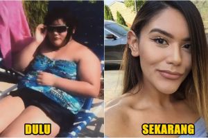 Dulu gemuk, 12 foto transformasi tubuh cewek ini bikin melongo