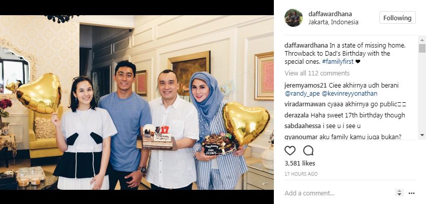 Momen Chelsea Islan di ultah keluarga Marini Zumarnis bikin heboh