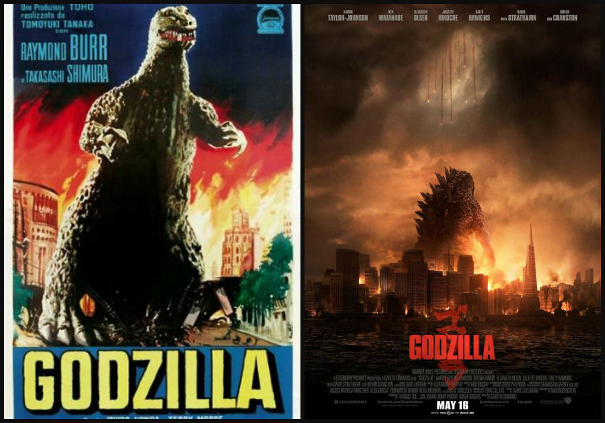 Perbandingan 15 poster film asli vs remake, mana yang lebih kece?