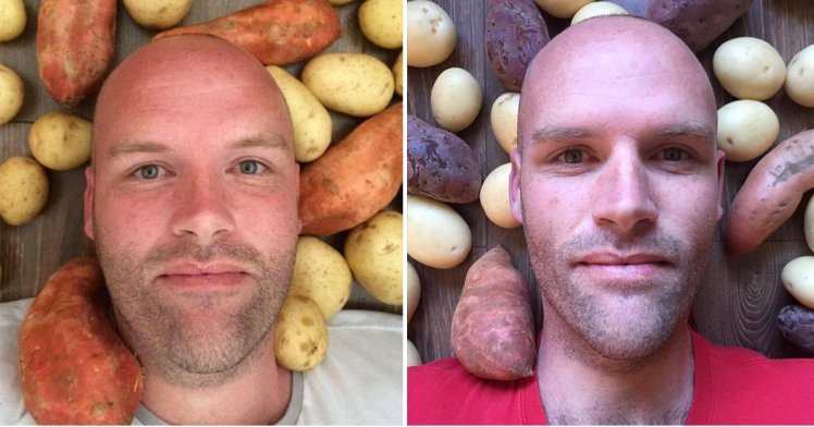 Cuma makan kentang setahun, transformasi cowok ini bikin takjub