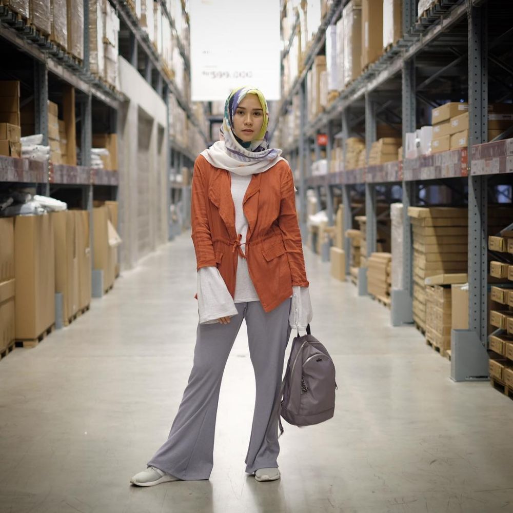 10 Gaya terkini Zaskia Adya Mecca saat hamil anak keempat, bak ABG