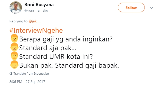 15 Cuitan 'interview ngehe' ini bikin makin bosen jadi pengangguran