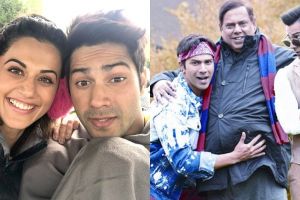 10 Foto di balik layar Judwaa 2, film komedi terbaru dari Varun Dhawan