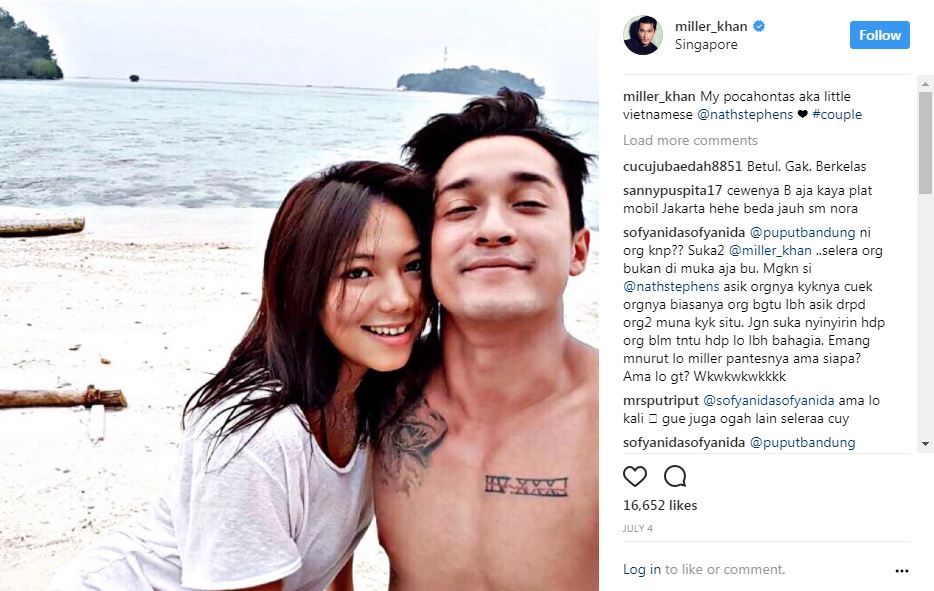 10 Bukti akrabnya aktor Malaysia Miller Khan & seleb Indonesia, keren