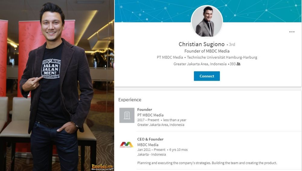 Akun 10 seleb Indonesia di LinkedIn, profesional dan berkelas nih