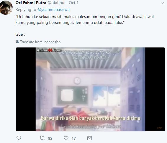 10 Drama mahasiswa pakai potongan lagu film animasi ini ngenes parah