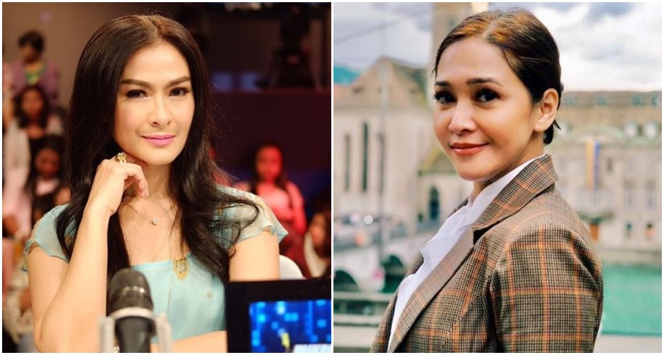 Beda gaya Maia Estianty & Iis Dahlia saat antar anak kuliah ke Inggris