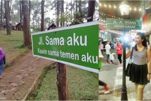 10 Papan nama jalan ini kocaknya bikin senyum-senyum galau