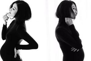 9 Gaya Sandra Dewi saat maternity photo shoot di usia hamil 7 bulan