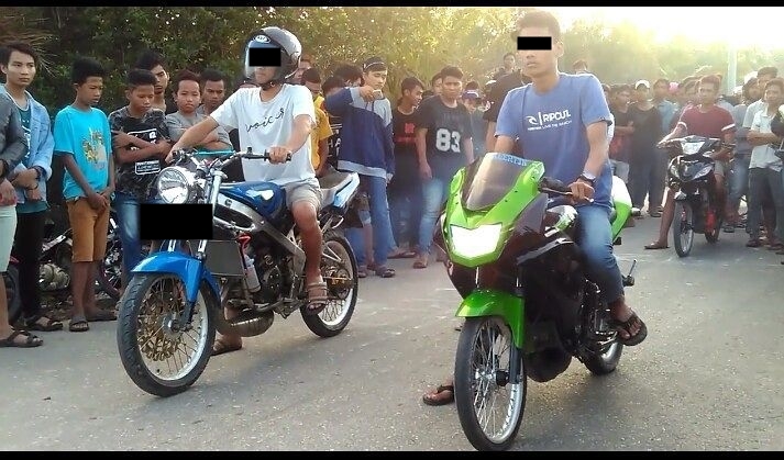 Di balik nyali besar pembalap drag race liar, begini pengakuannya