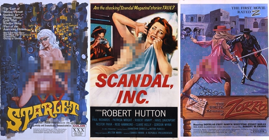35 Poster film dewasa langka dan jadul banget, era 1930 sampai 1960
