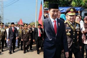 5 Sisi lain peringatan HUT ke-72 TNI, Jokowi jalan kaki 2 km
