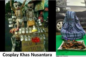 14 Cosplay ala orang Indonesia bikin ketawa gereget