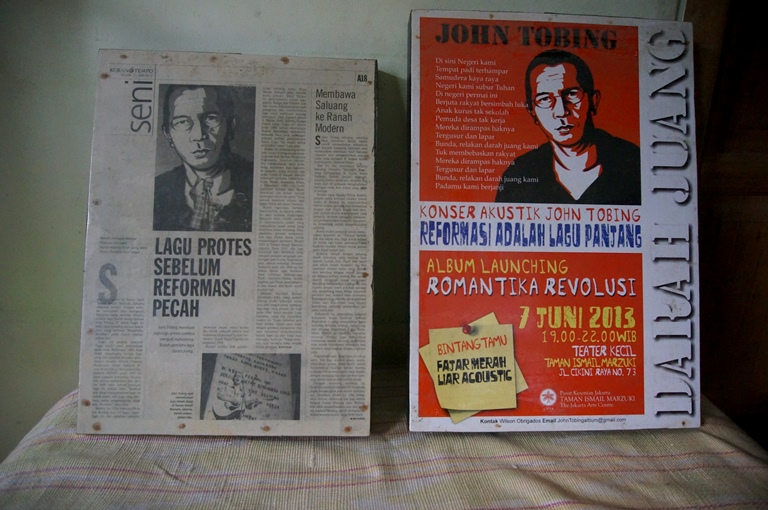 John Tobing, pencipta lagu pergerakan Darah Juang yang terus berjuang