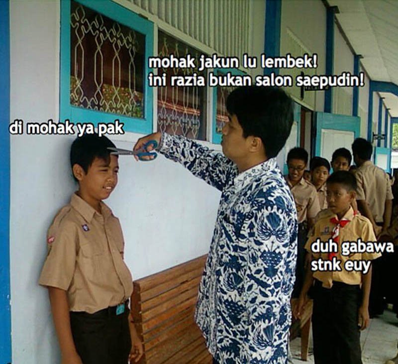10 Meme lucu 'dihukum guru' ini bikin ingat kenakalan zaman sekolah