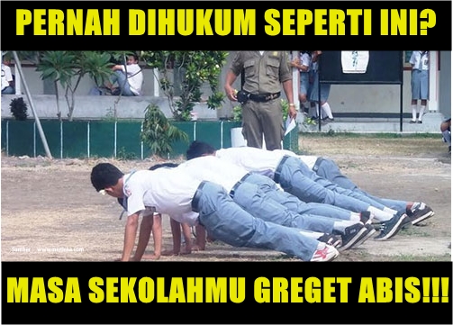 10 Meme lucu 'dihukum guru' ini bikin ingat kenakalan zaman sekolah