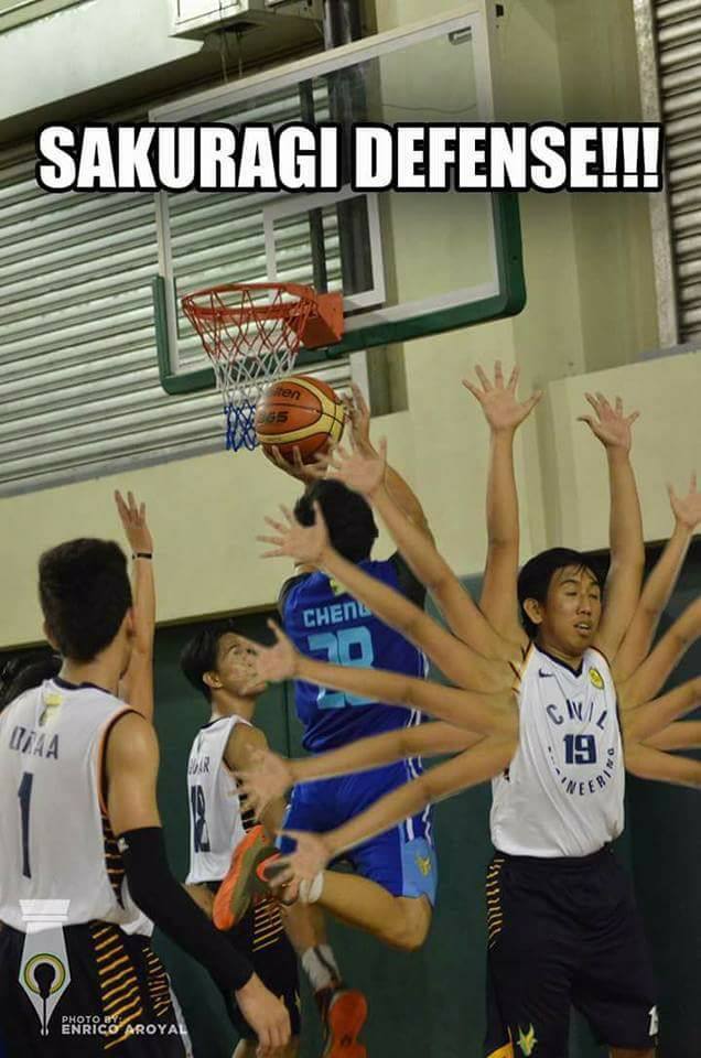 16 Pose anak basket bendung bola diedit jadi 16 foto ini, kocak abis