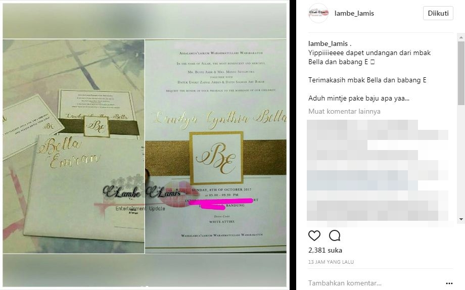 Akan resepsi kedua pada 8 Oktober, ini 5 kegiatan terkini Laudya Bella