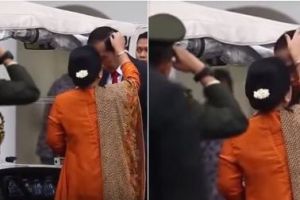Momen romantis ibu negara saat rapikan rambut Presiden Jokowi