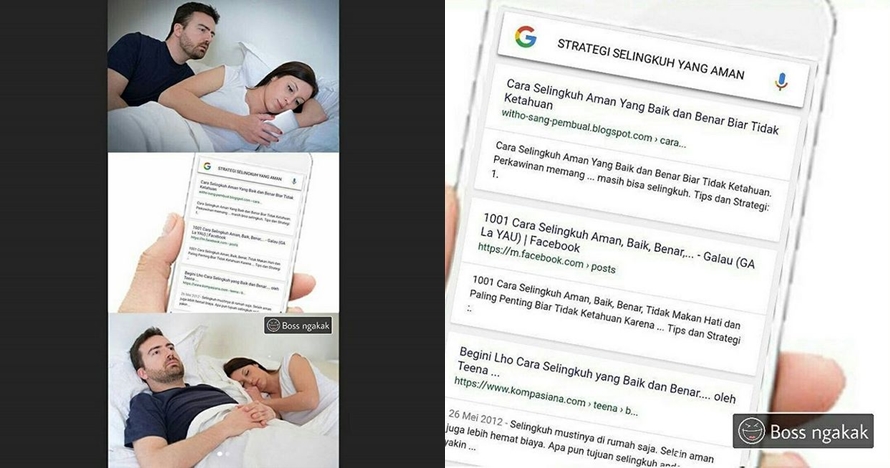 10 Meme 'ngintip henpon kamu' ini bikin susah tidur setelah kepo