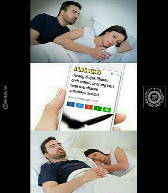 10 Meme 'ngintip henpon kamu' ini bikin susah tidur setelah kepo