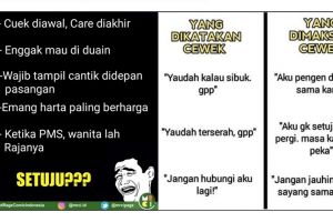 12 Meme ungkap sifat cewek ini bikin bilang 'bener juga nih'