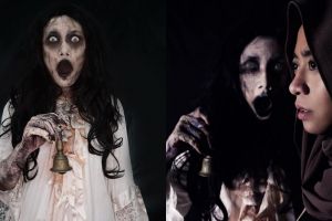Tutorial makeup terseram, mirip banget sama 'ibu' di Pengabdi Setan