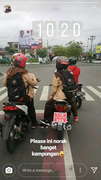 Dipasangi pelat nomor Thailand, motor pelajar diciduk polisi