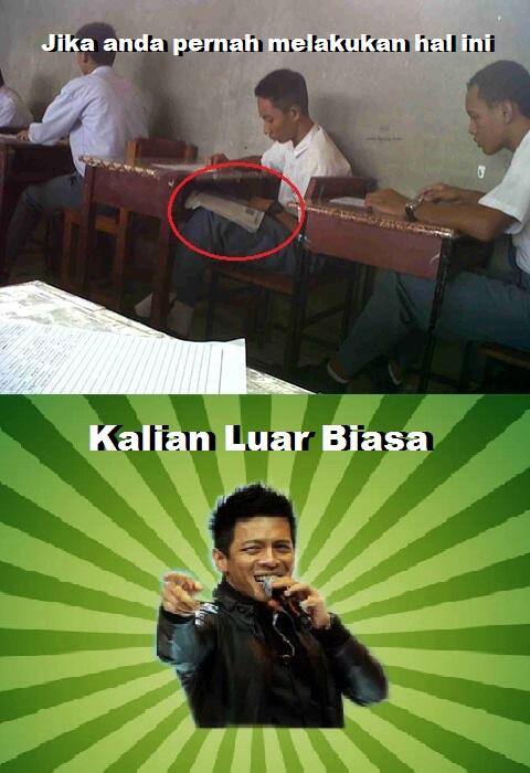 10 Meme ulangan ini bikin kamu ingat saat tergereget di sekolah