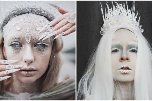 10 Kreasi makeup tema ice queen ini kreatifnya kebangetan, keren deh