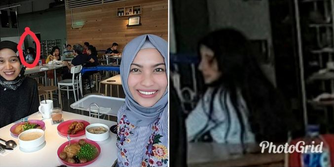 Sosok menyeramkan ikut selfie di siang bolong ini bikin merinding