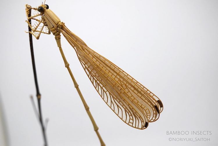 10 Karya dari bambu ini mirip serangga, detailnya luar biasa