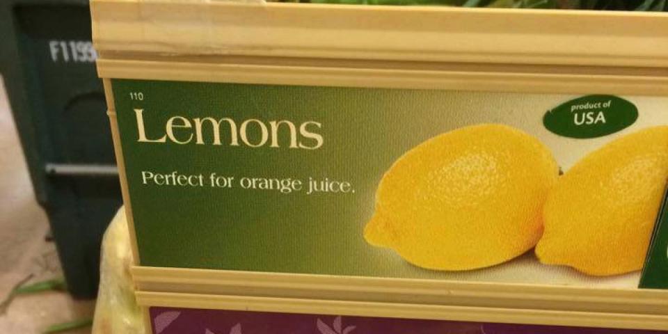 12 Papan penanda unik di supermarket ini bikin kamu tersenyum kecut