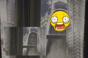 Ekspresi tanpa dosa  Dimas Djay jadi 'Ibu' di Pengabdi Setan, serem?