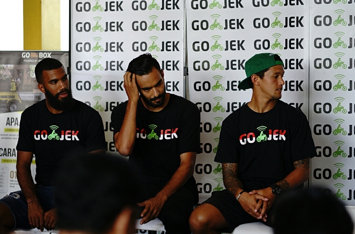 Ini alasan 3 pemain Bali United memilih jadi pengguna setia Gojek 
