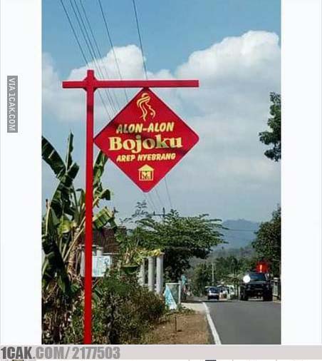 15 Rambu lalu lintas ngawur ini bikin pusing sendiri