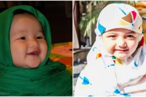 5 Anak seleb ini dipakaikan hijab walau masih balita, dulang pujian 