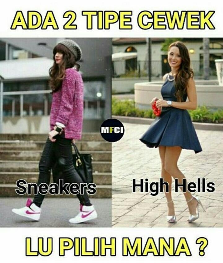 10 Meme tipe cewek ini kocak abis, pasangan kamu yang mana nih?