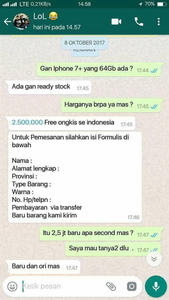 7 Percakapan kocak saat penipu justru kena tipu pembelinya, kena deh!