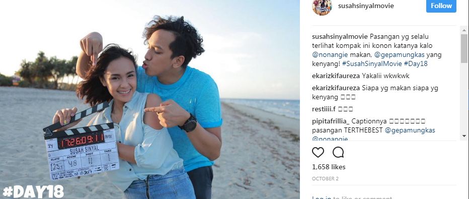 10 Foto serunya syuting film komedi Susah Sinyal karya Ernest Prakasa