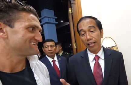 Jokowi ternyata juga suka lihat vlog Casey Neistat
