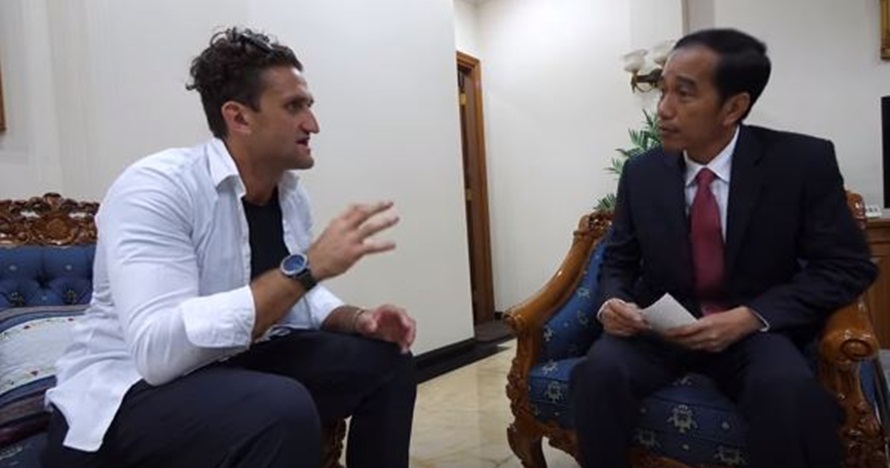 Jokowi ternyata juga suka lihat vlog Casey Neistat
