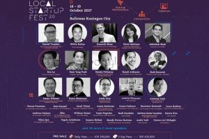 Banyak pembicara hebat yang bakal ngomongin startup di acara ini 
