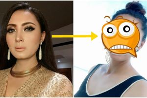 Sering makeup tebal, wajah Della Puspita tanpa riasan ini bikin heboh