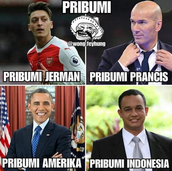 Beredar 10 meme 'pribumi' yang sindirannya lucu-lucu gimana gitu